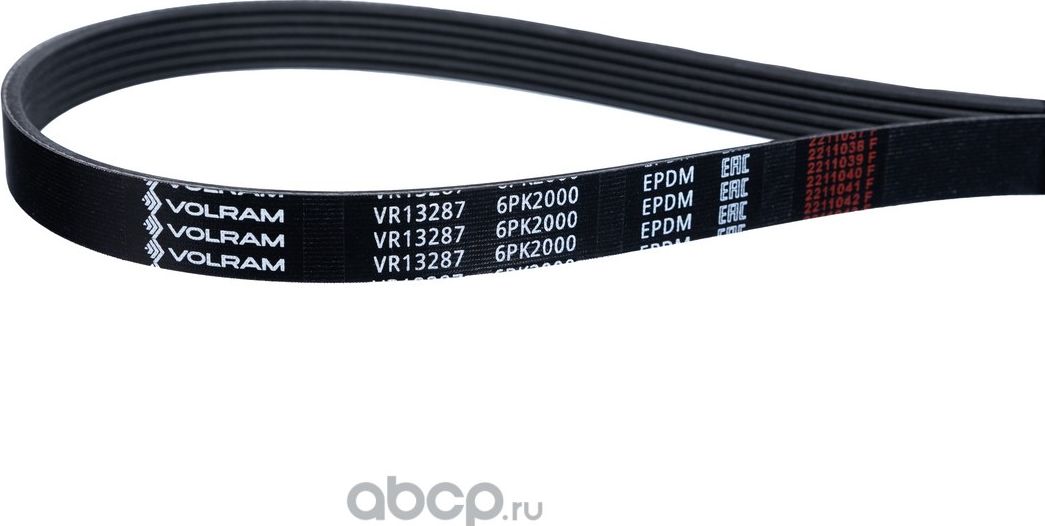 РЕМЕНЬ ПОЛИКЛИНОВОЙ (6PK2000) HYUNDAI/KIA VR13287 (VOLRAM). Артикул VR13287