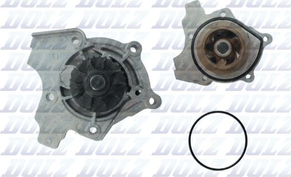 Помпа (водяной насос) Dolz для Volkswagen Multivan T5 2011-2015. Артикул A243