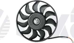 Вентилятор радиатора двигателя Vika передний правый для Audi A4 III (B7) 2002-2009. Артикул 99590016801