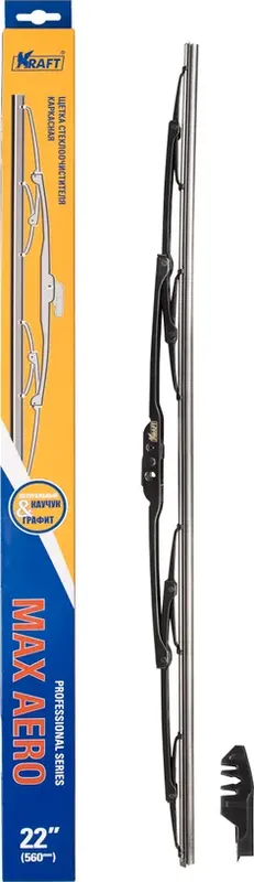 Щетка стеклоочистителя 560 мм каркасная 1 шт KRAFT Max Aero KT 830042 Kraft. Артикул KT 830042
