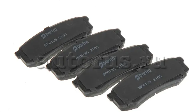 Колодки тормозные дисковые | перед прав/лев | (Partra) Partra. Артикул BP6135