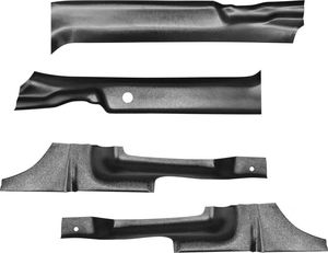 Накладки PT Group на ковролин порогов дверей ABS для Renault Duster I 2012-2020. Артикул 07010429