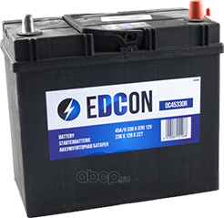 DC45330R_аккумуляторная батарея! 45Ah 330A + справа 238х129х227 B00/ (Edcon). Артикул DC45330R