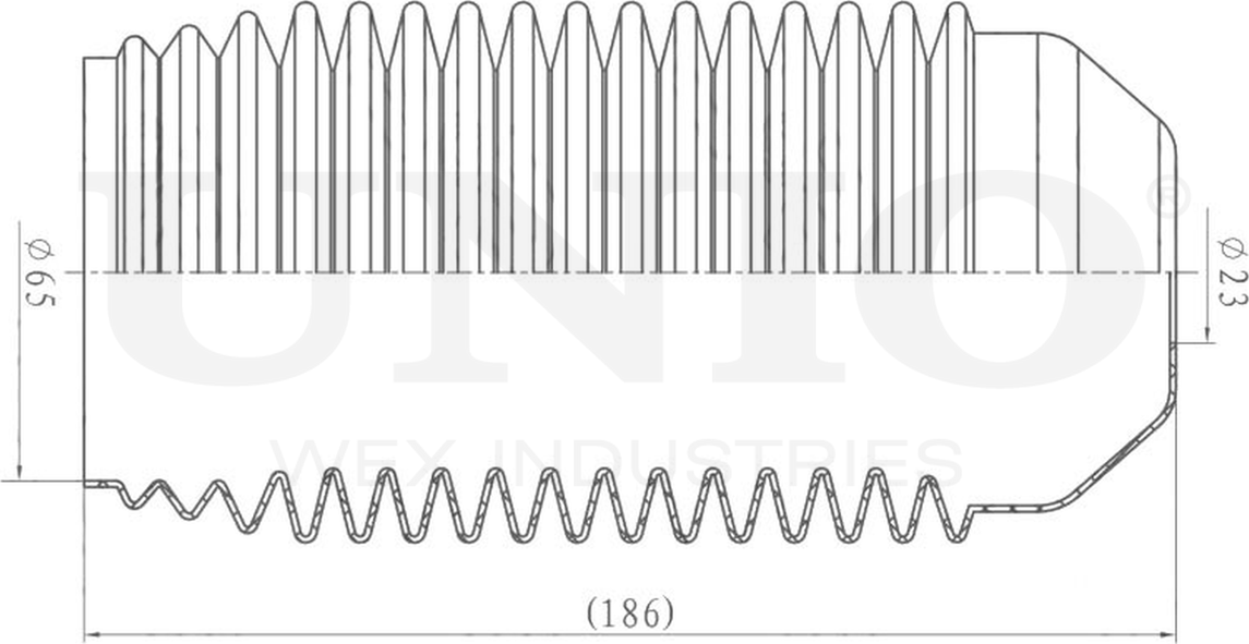 Пыльник амортизатора (Unio). Артикул DUC-10034