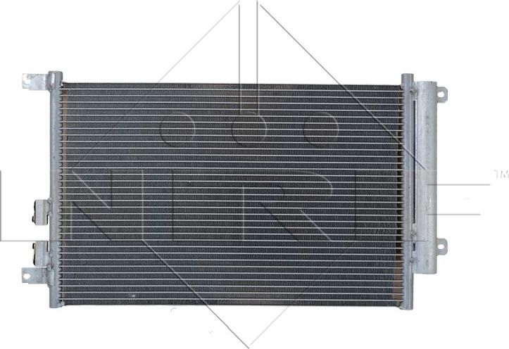 Радиатор кондиционера (конденсатор) NRF (алюминий). Артикул 35499