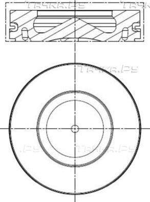 Поршень Mahle для BMW 1 III (F40) 2011-2026. Артикул 081 PI 00100 000