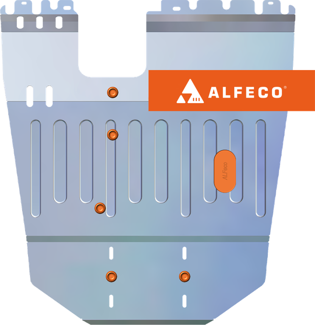 Защита алюминиевая Alfeco для картера и КПП Haima 7 2013-2016. Артикул ALF.45.02 AL4