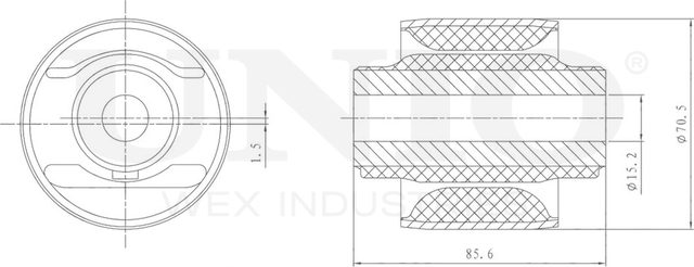 Сайлентблок рычага подвески (Unio). Артикул RMP-20225