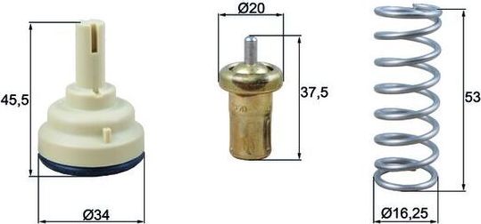 Термостат Mahle Behr для SEAT Altea I 2007-2015. Артикул TX 181 105D