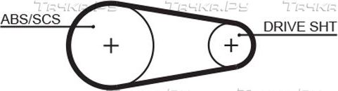 Ремень ГРМ Gates PowerGrip® для Audi A6 V (C8) 2018-2026. Артикул 5695XS