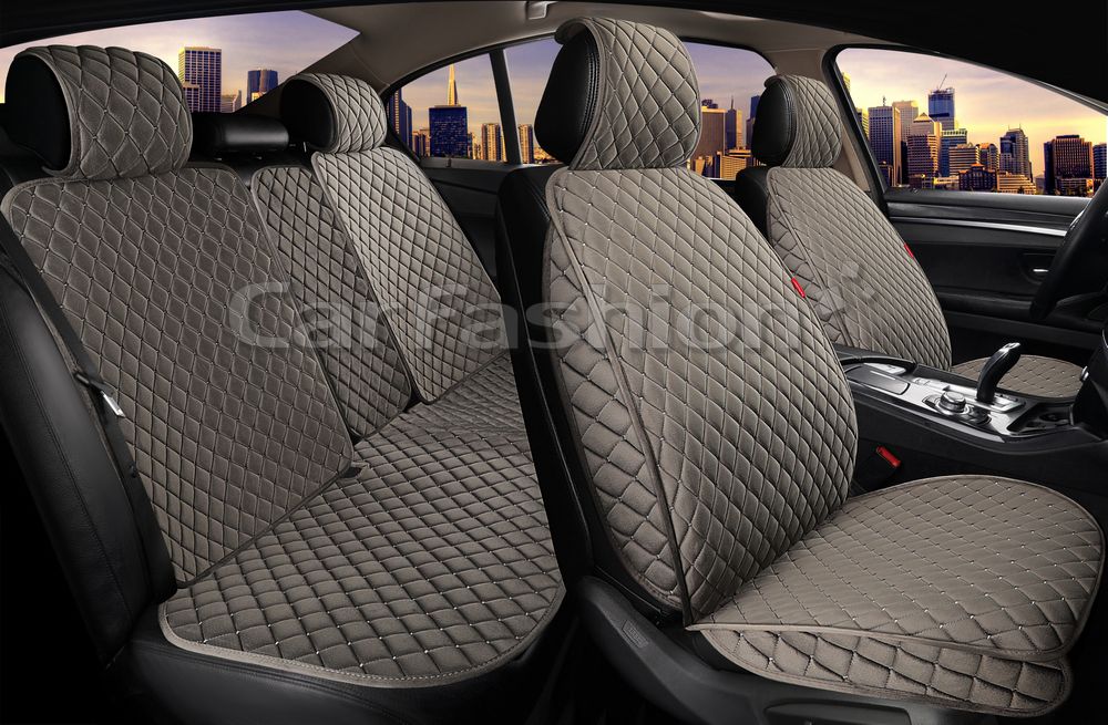 Накидки универсальные Sokol Plus для авто, цвет Серый/Серый/Серый. Артикул 22730