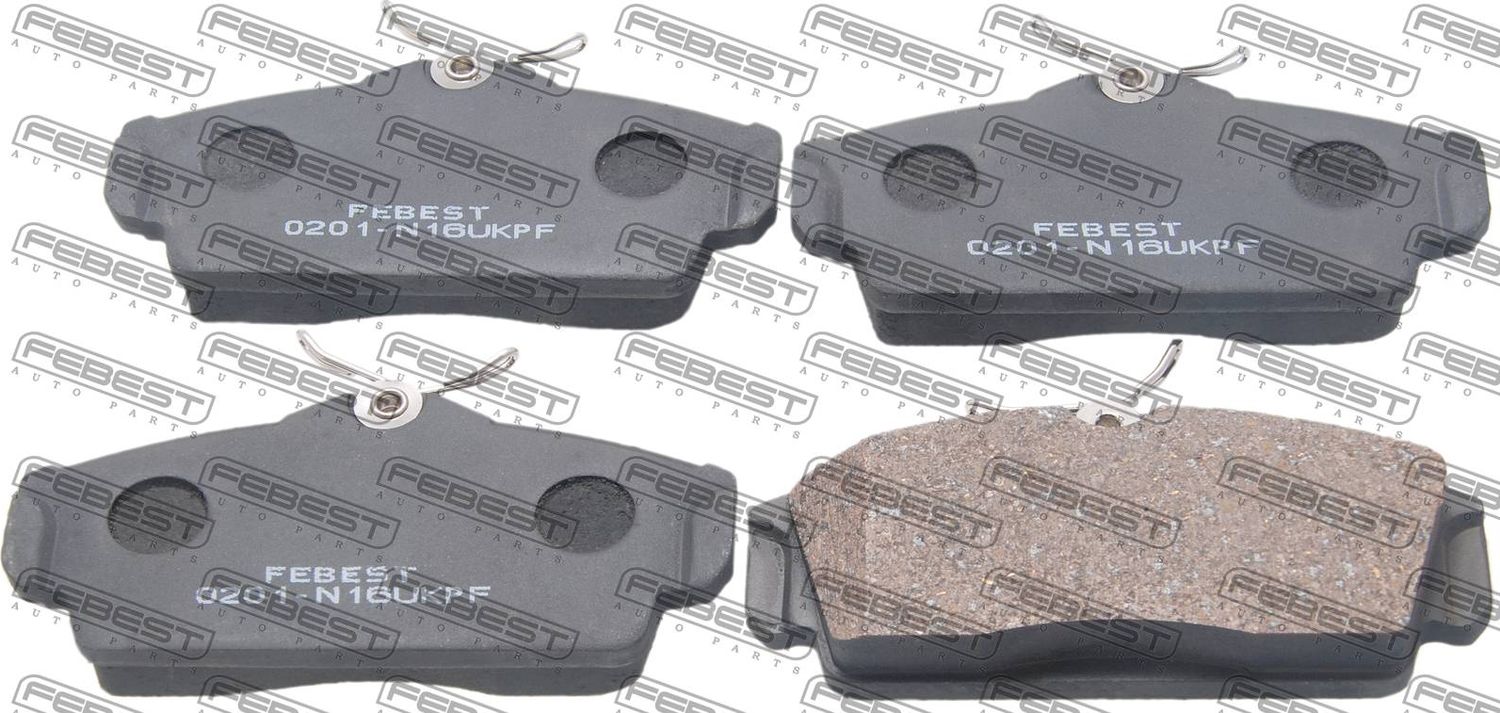 Тормозные колодки Febest. Артикул 0201-N16UKPF