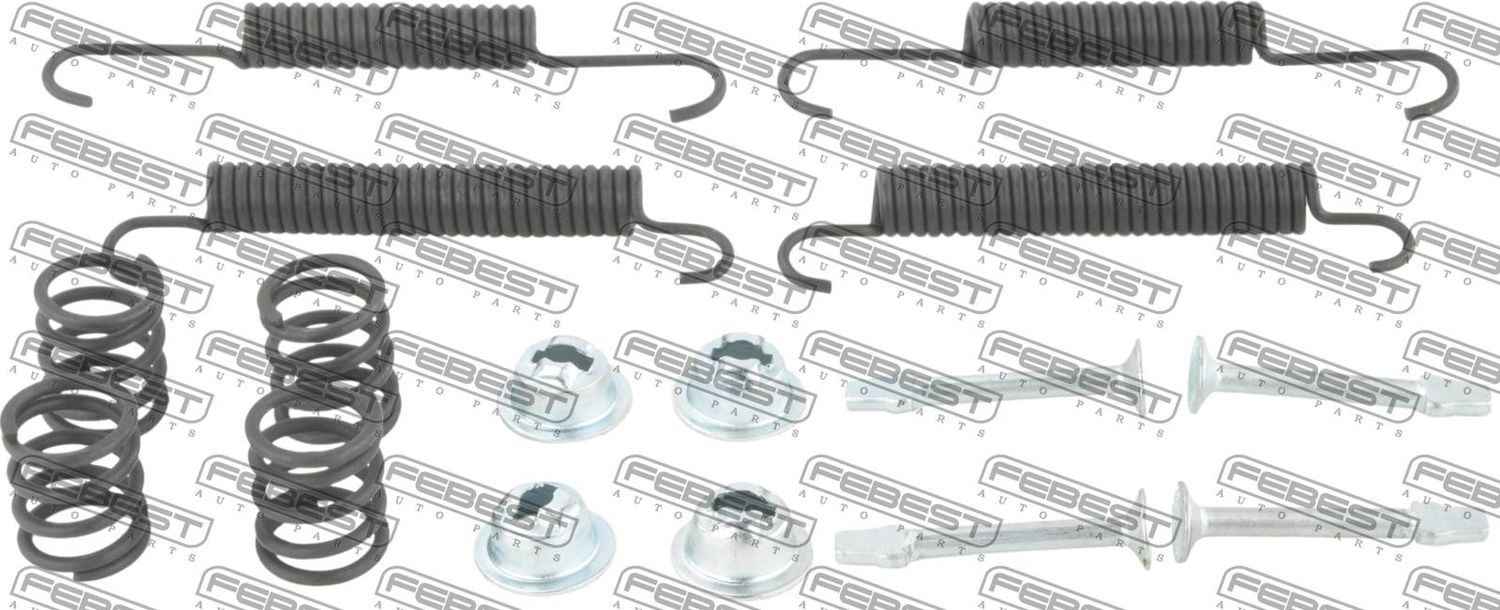 К-кт монтажный барабанных колодок HYUNDAI IX35 2009-2013 1204-IX35R-KIT Febest. Артикул 1204-IX35R-KIT