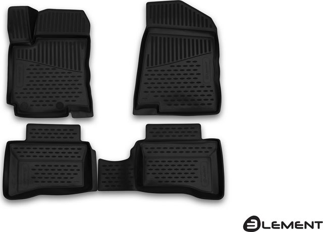 Коврики Element 3D для салона Kia Rio III хэтчбек (для рынка Казахстана) рестайлинг 2015-2017. Артикул ELEMENT3D2554210k