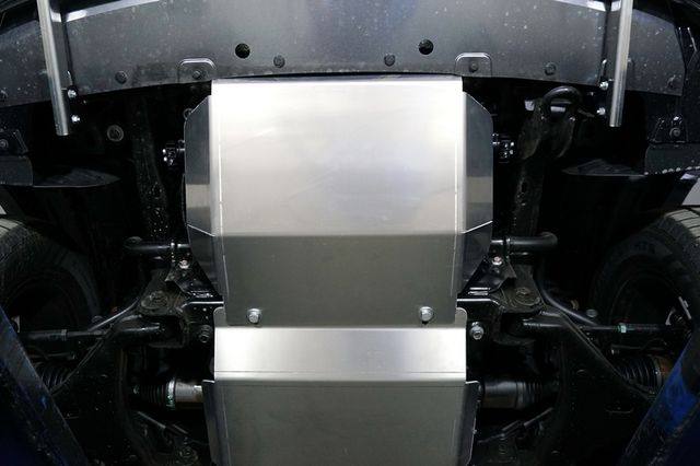 Защита алюминиевая ТСС (4 мм) для картера Great Wall Poer 2021-2026. Артикул ZKTCC00506