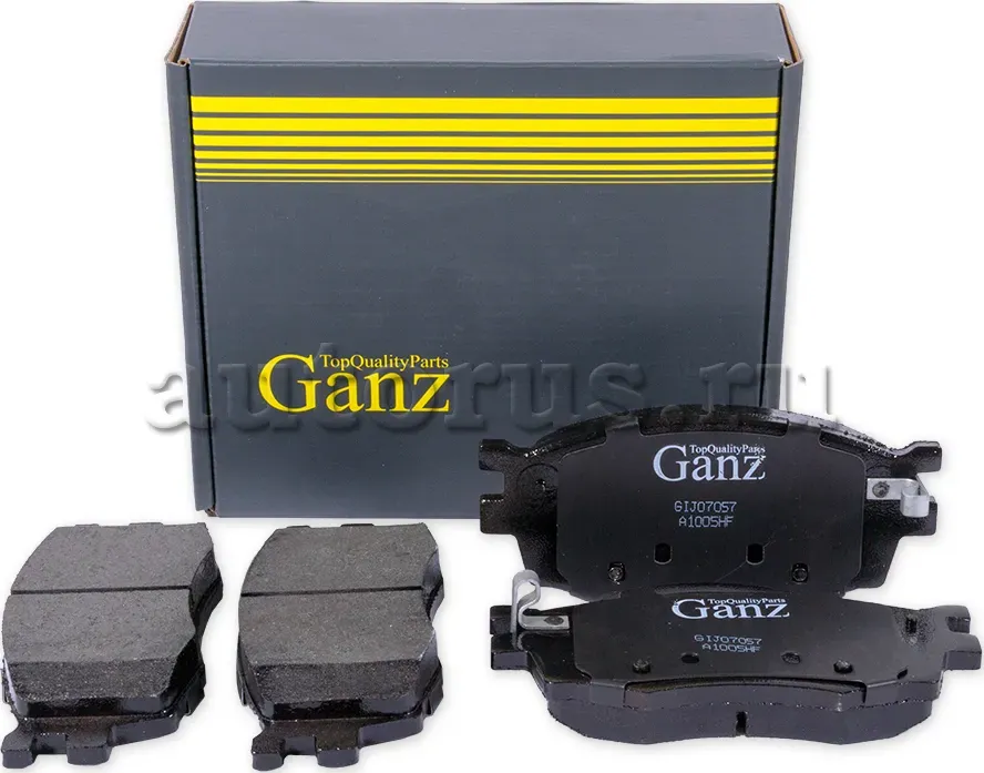 Колодки торм.пер. (Ganz). Артикул GIJ07057