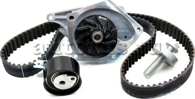 Помпа (водяной насос) с комплектом ремня ГРМ Renault. Артикул 119A02421R