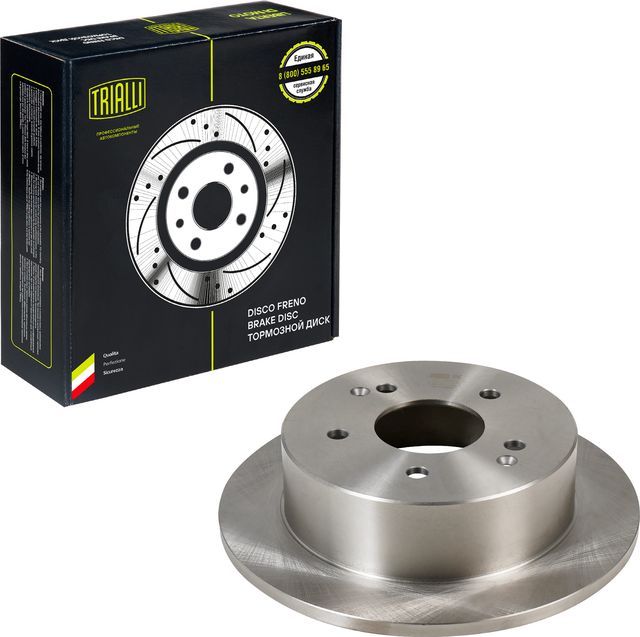 Тормозной диск Trialli задний для SsangYong Actyon Sports I 2011-2012. Артикул DF 261016