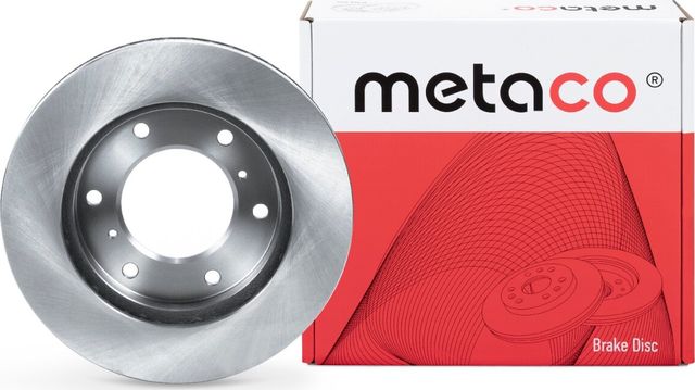 Диск тормозной передний вентилируемый (Metaco). Артикул 3050055
