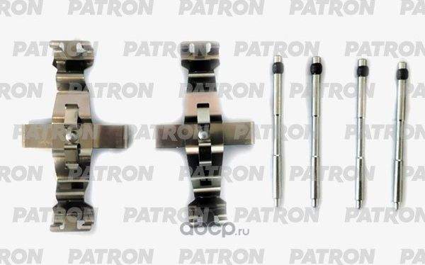 Комплект монтажный тормозных колодок передн AUDI A6 Avant (4G5/C7/4GD) All models except RS6 05.11- (Patron). Артикул PSRK1386