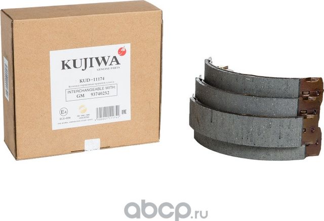 Колодки тормозные барабанные KUD11174 KUJIWA 96473229 GENERAL MOTORS. Артикул KUD11174