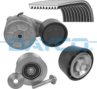 Приводной ремень поликлиновой с роликами (комплект) Dayco для Scania P 2007-2015. Артикул KPV168HD