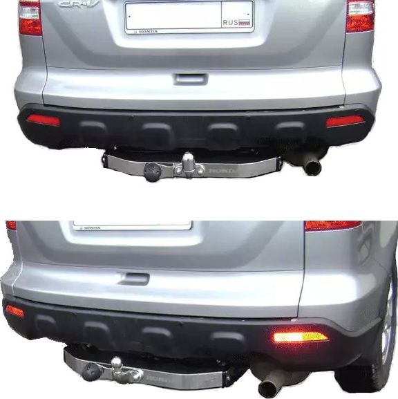 Фаркоп Baltex для Honda CR-V III 2006-2012. (с декор. накладкой) Фланцевое крепление. Артикул HO06ANM