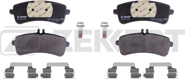 Тормозные колодки Zekkert задние для Mercedes-Benz SL-Класс VI (R231) 2012-2026. Артикул BS-3063