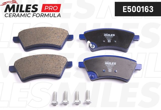 Тормозные колодки Miles (Керамика). Артикул E500163