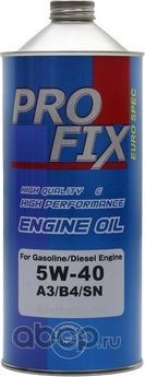 PROFIX ENGINE OIL SN/A3/B4 5W-40 1Л МАСЛО МОТОРНОЕ. Артикул SNA3B45W40C1