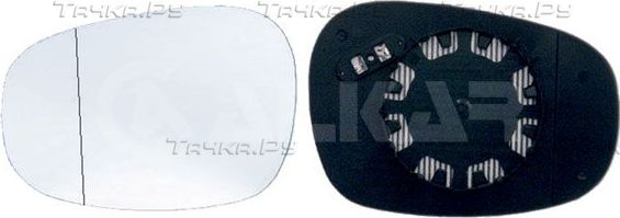 Зеркальное стекло бокового зеркала Alkar левое для BMW 1 I (E81/E82/E87/E88) 2010-2012. Артикул 6431861