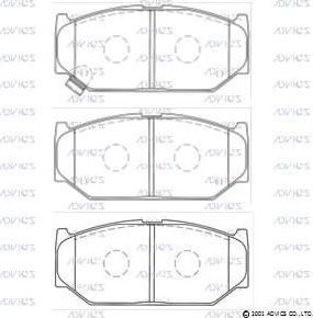 Тормозные колодки Advics. Артикул SN936P