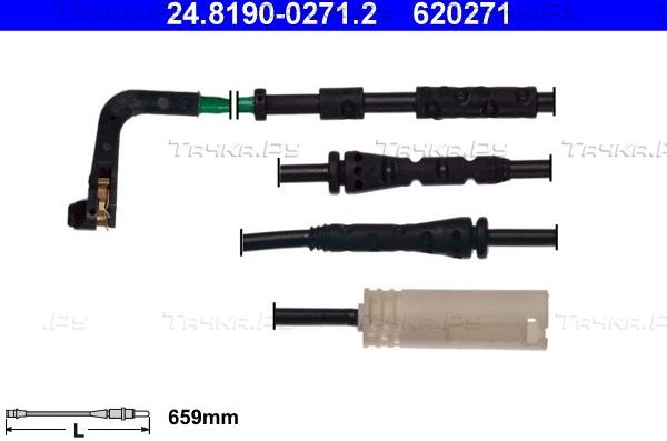 Датчик износа тормозных колодок  ATE передний левый для BMW 1 I (E82/E88) 2011-2012. Артикул 24.8190-0271.2