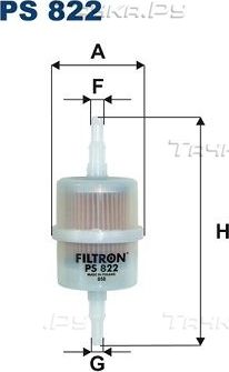 Топливный фильтр Filtron для Volkswagen Scirocco I 1974-1980. Артикул PS 822