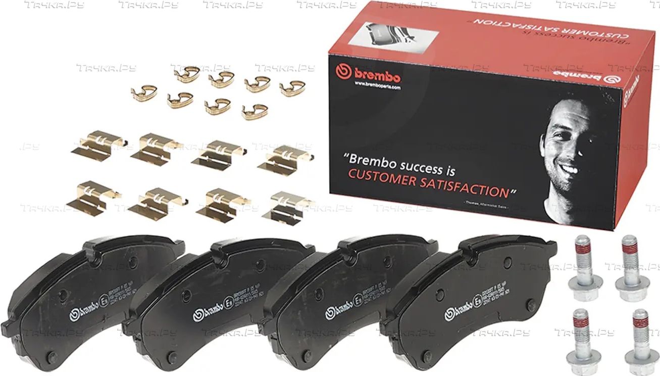 Тормозные колодки Brembo передние для Volkswagen Crafter II 2016-2026. Артикул P 85 169