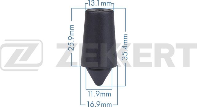 Клипса Zekkert (полипропилен). Артикул BE-3972
