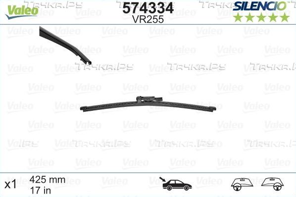 Щетка стеклоочистителя (дворник) Valeo задняя для Land Rover Range Rover IV 2012-2026. Артикул 574334