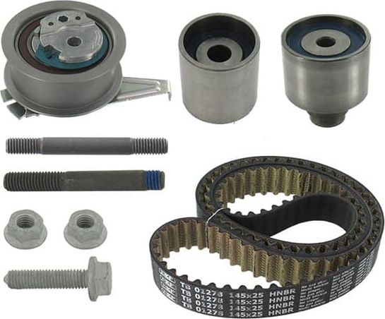 Ремень ГРМ с роликами (комплект) SKF. Артикул VKMA 01278