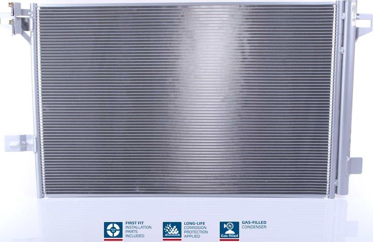 Радиатор кондиционера (конденсатор) Nissens (алюминий). Артикул 940732