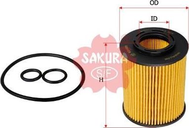 Масляный фильтр Sakura для Opel Astra H 2004-2010. Артикул EO-1601