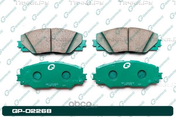 Колодки тормозные дисковые (G-Brake). Артикул GP02268