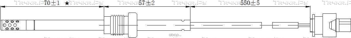 Датчик температуры выхлопных газов MERCEDES-BENZ E-CLASS (W211 S211)(2002-2009)  ML (W164) (2005-201 (Magtechnic). Артикул mag0169og