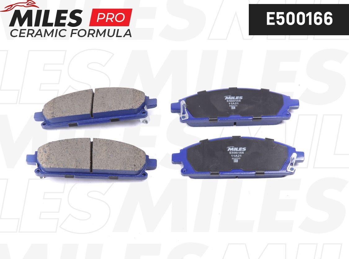Тормозные колодки Miles (Керамика). Артикул E500166