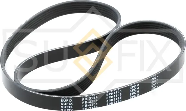 Ремень поликлиновый 6PK1195 (Sufix). Артикул FB3154