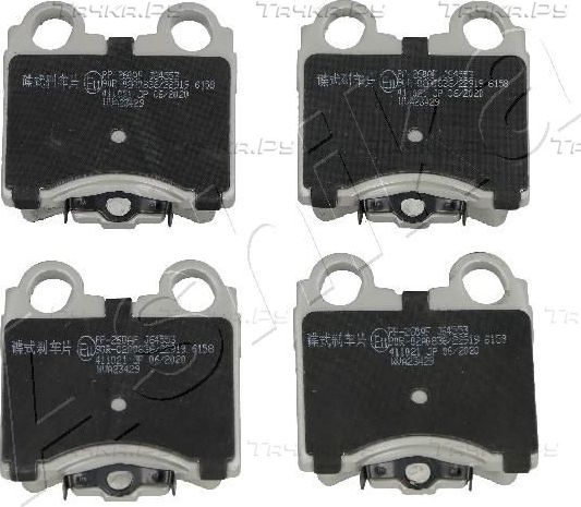 Тормозные колодки ASHIKA задние для Lexus GS III 2005-2011. Артикул 51-02-260