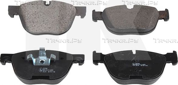 Тормозные колодки NK передние для BMW X6 I (E71) 2008-2014. Артикул 221540
