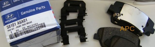 Тормозные колодки Hyundai / KIA. Артикул 58101A6A01