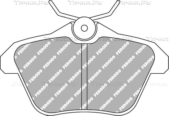 Тормозные колодки FERODO RACING DS2500. Артикул FCP995H