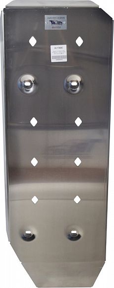 Защита алюминиевая АВС-Дизайн для топливного бака Toyota Hilux VII 2012-2015. Артикул 24.17ABC