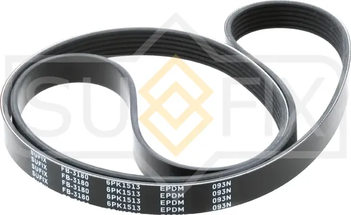 Ремень поликлиновый 6PK1513 (Sufix). Артикул FB-3180